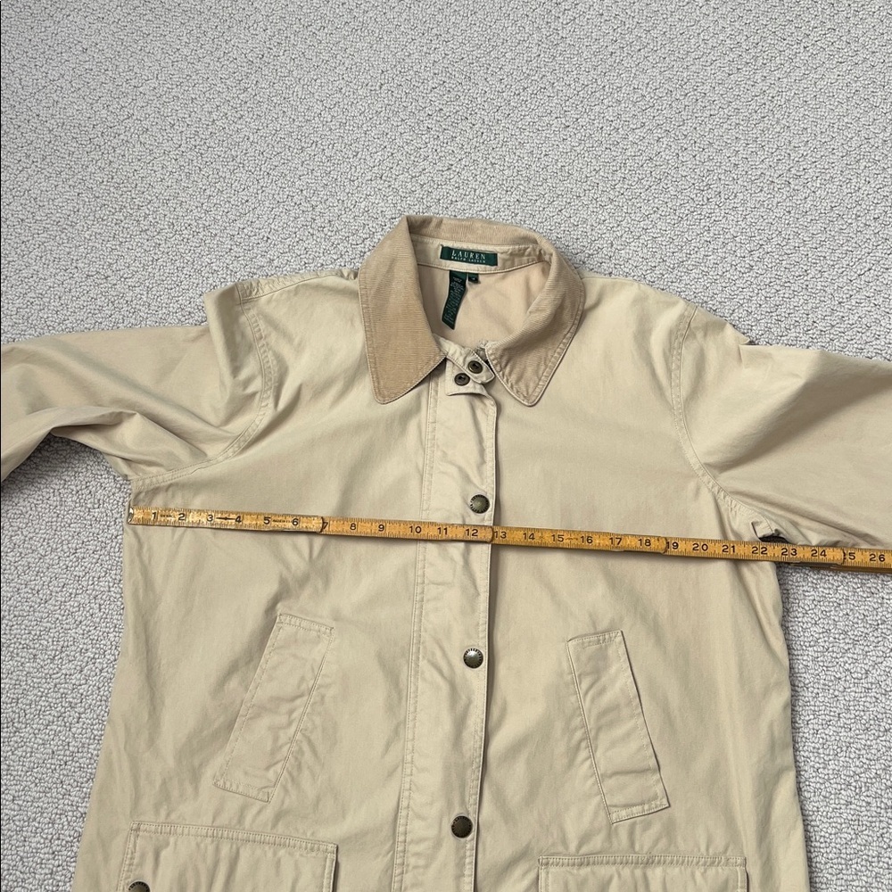 Ralph Lauren Cream Button-Up Jacket - Picture 5 of 6